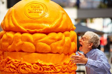 World's Largest Cheese Carving