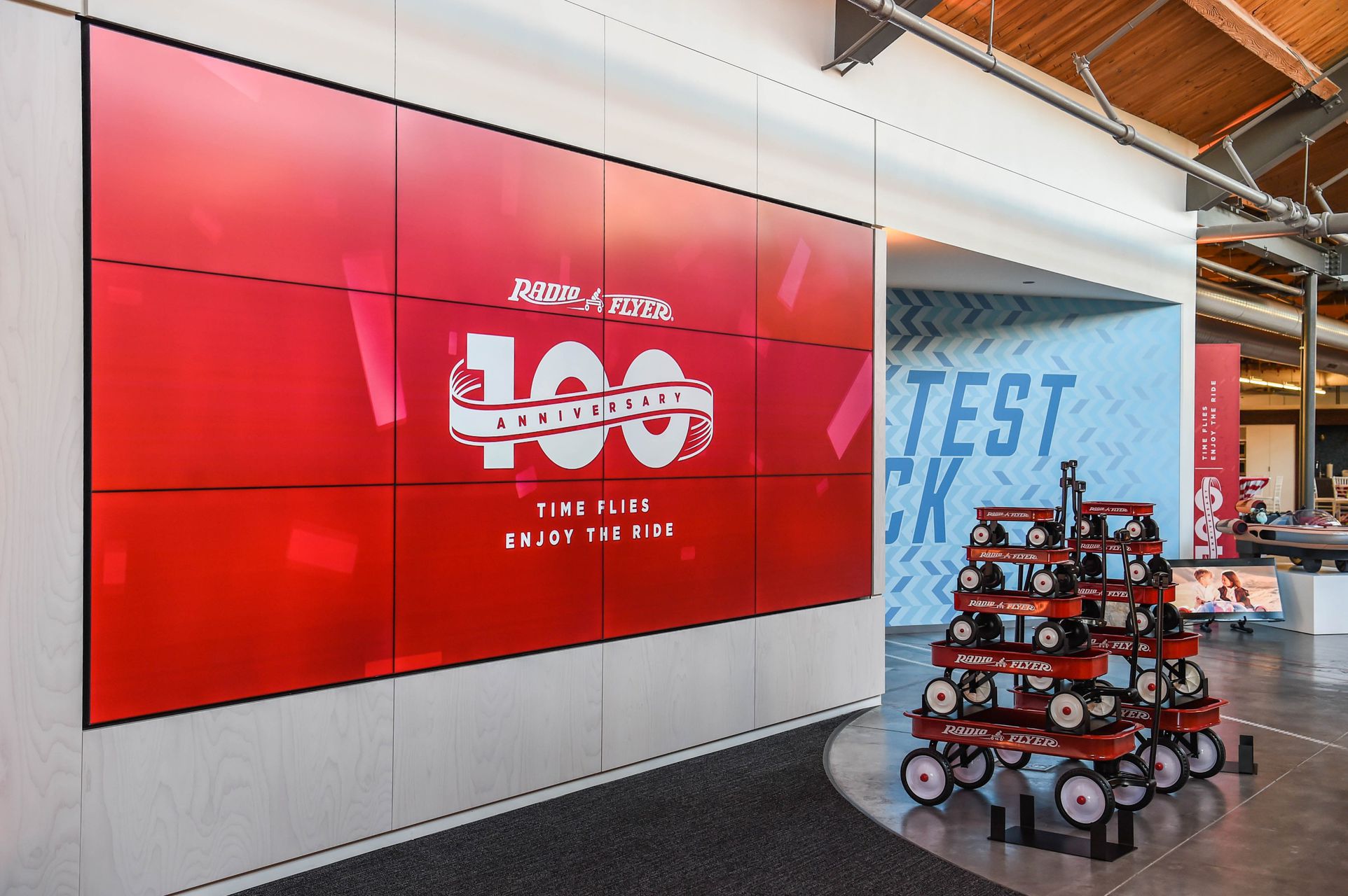 Radio Flyer 100th Anniversary Party Experiential Activation in